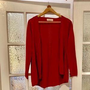 Zara Red Cardigan Size L